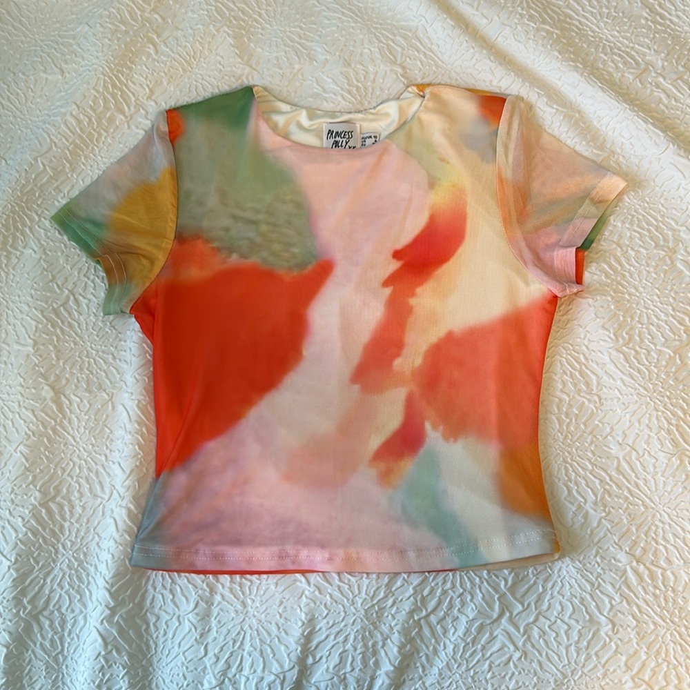 Princess Polly Mesh Crop Top